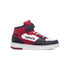 Sneakers alte rosse, nere e bianche con logo laterale Levi's Block, Brand, SKU k262000125, Immagine 0